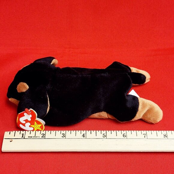 TY Beanie Babies Doby The Doberman 1996 Stuffed Animal - Picture 13 of 14